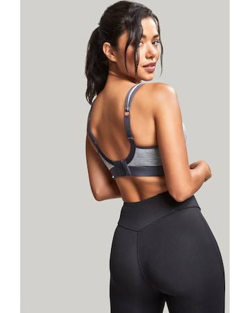Panache Boundless Grey Marl Moulded Non Wired High Impact Sports Bra