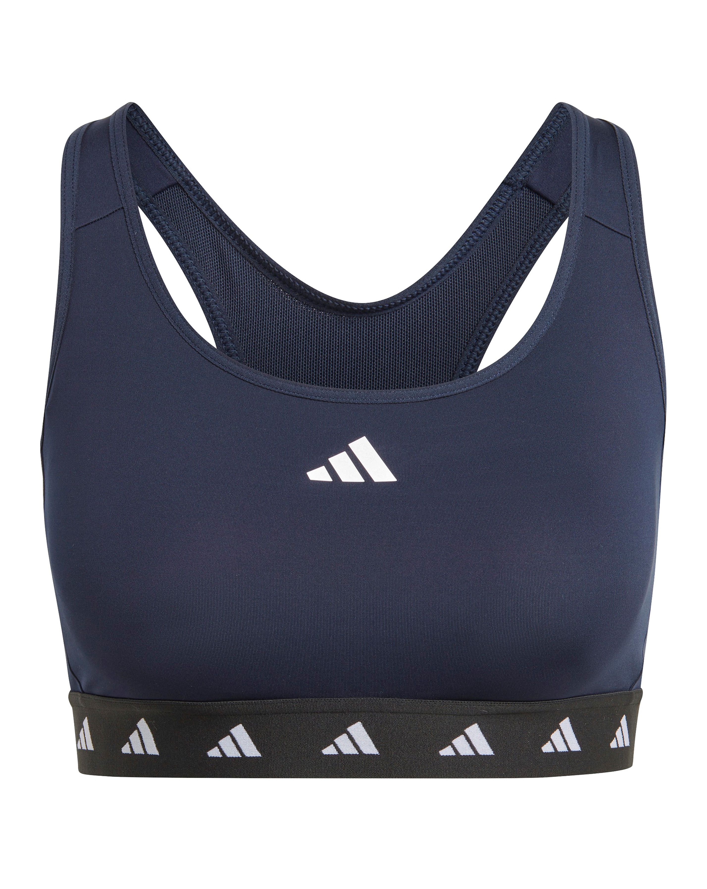 adidas Plus Size Training Techfit Bra In Navy | UK Size L(A-C) Women's
