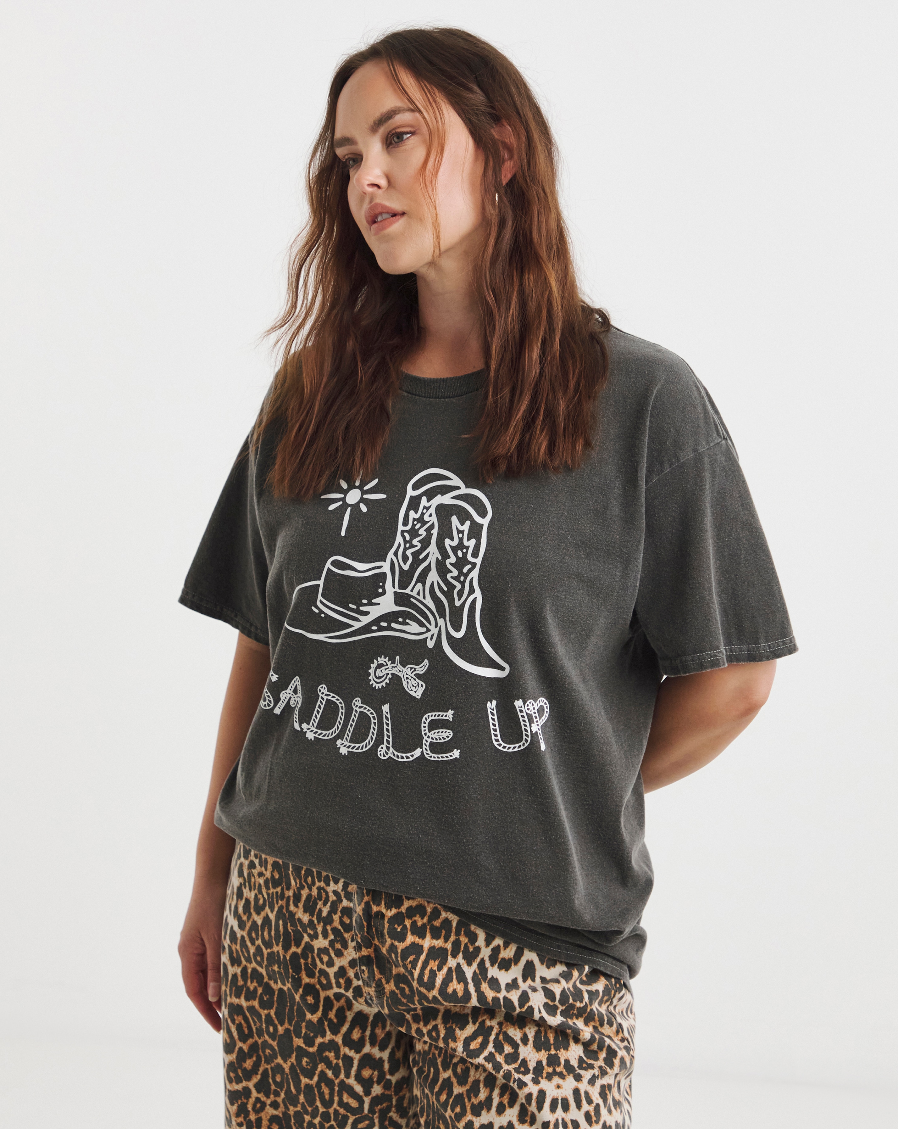 Western Slogan T-Shirt