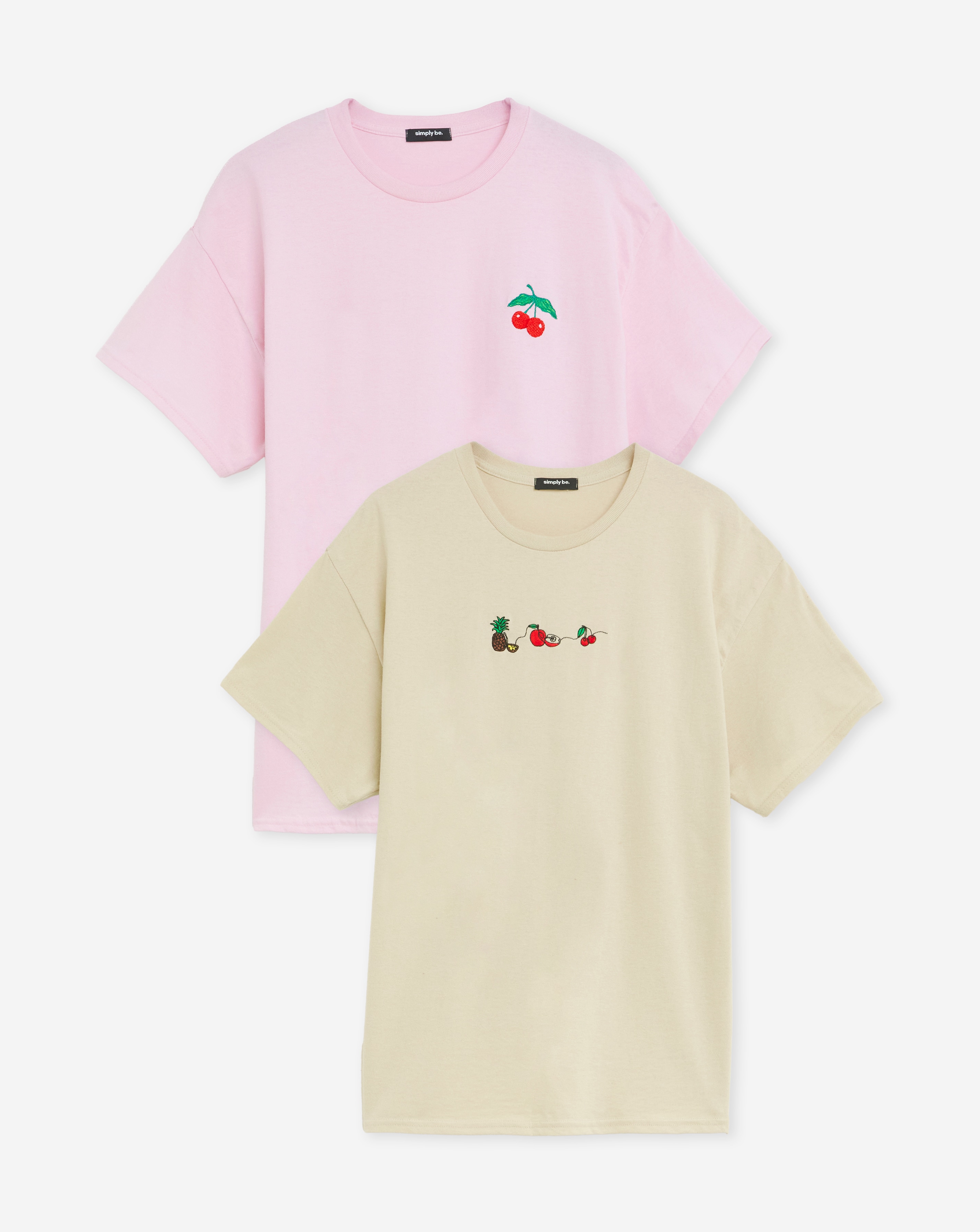 Embroidered Partners 2 Pack T-Shirts