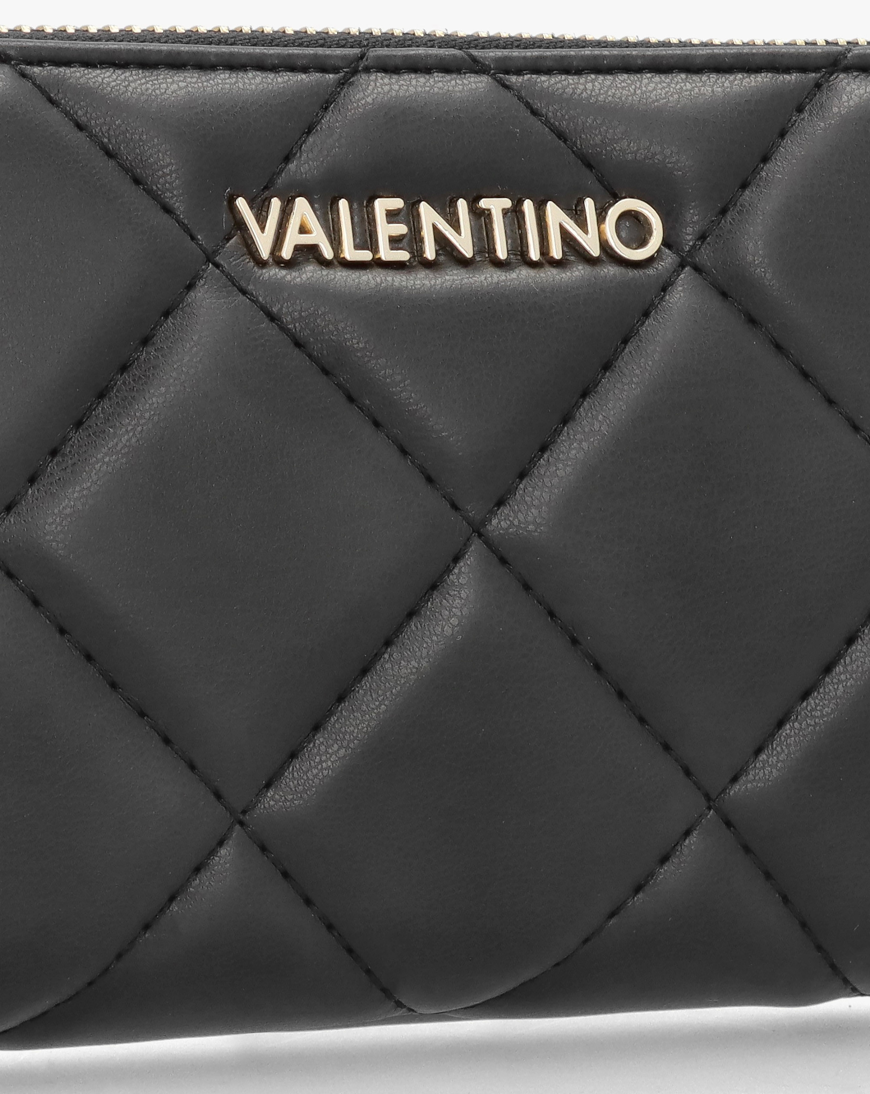 Valentino Bags Ocarina Black Zip Around Purse | Simply Be