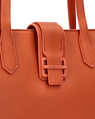 Valentino Bags Dejavu Relove Recycle Orange Shopper Bag
