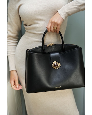 Luella Grey Cristobel Black Laptop Tote