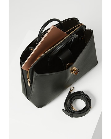 Luella Grey Cristobel Black Laptop Tote