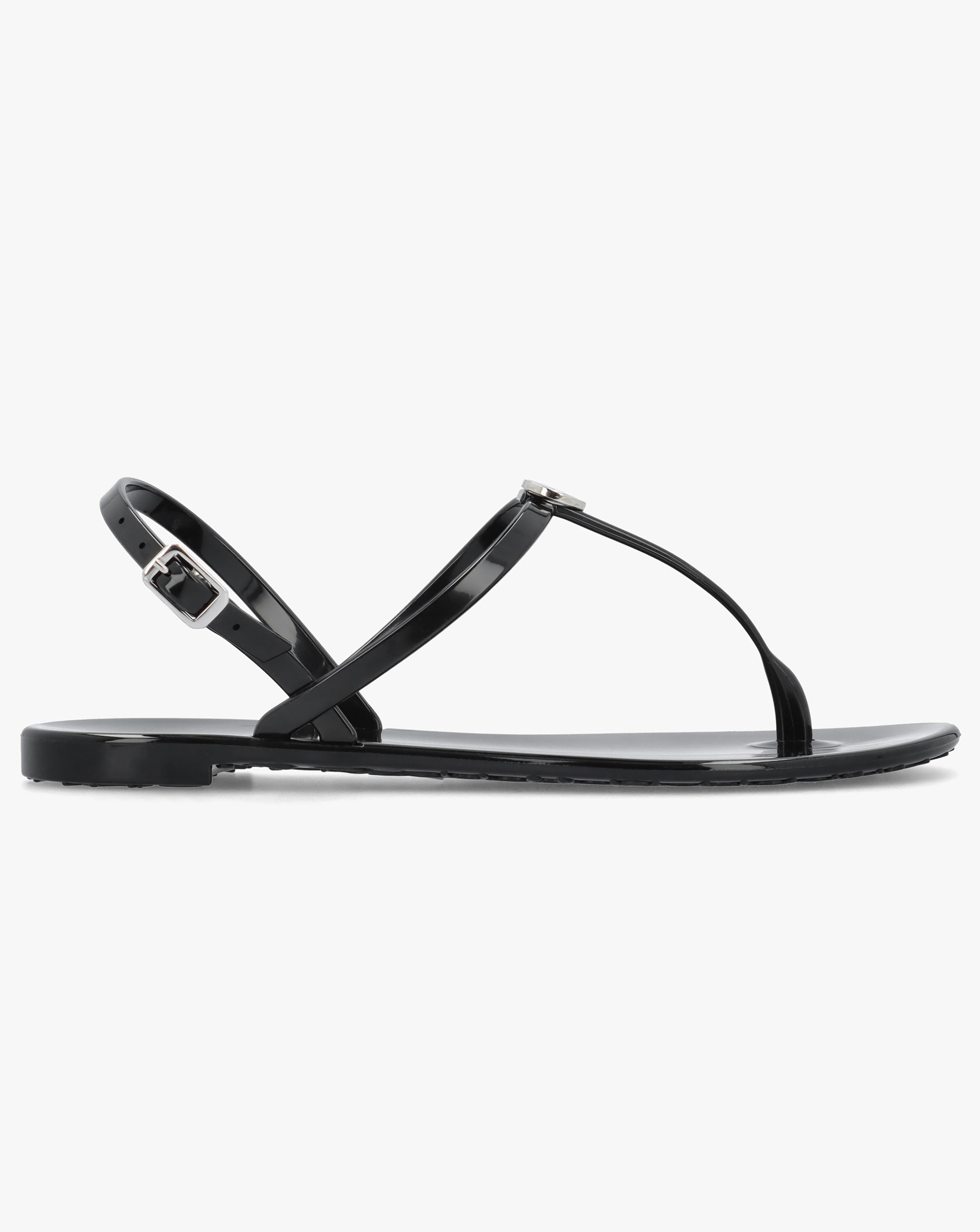New In - Valentino Bags Jally Black Logo Sandals