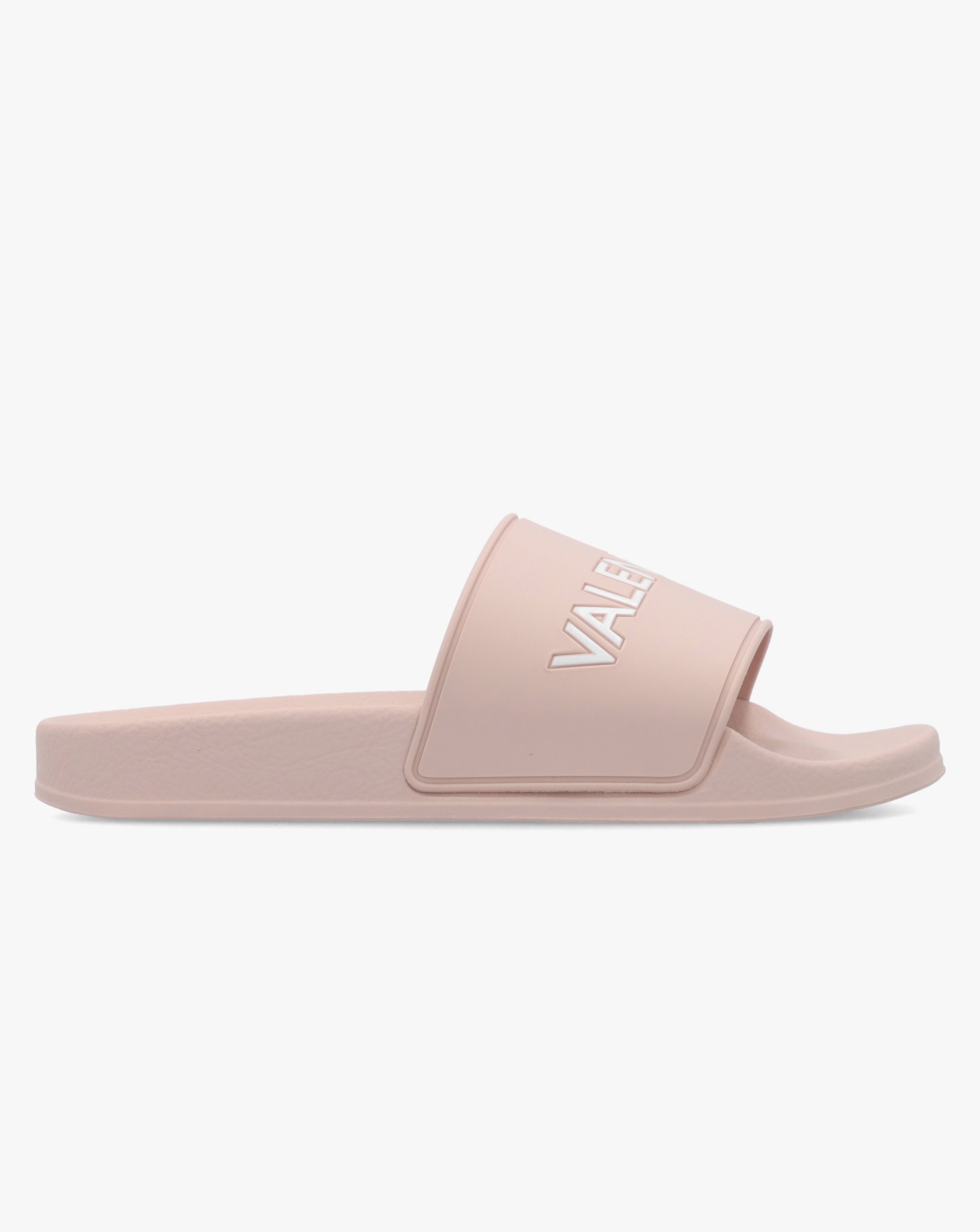 New In - Valentino Bags Giada Pink Logo Sliders