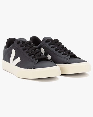 Veja Campo Black White Chromefree Leather Trainers