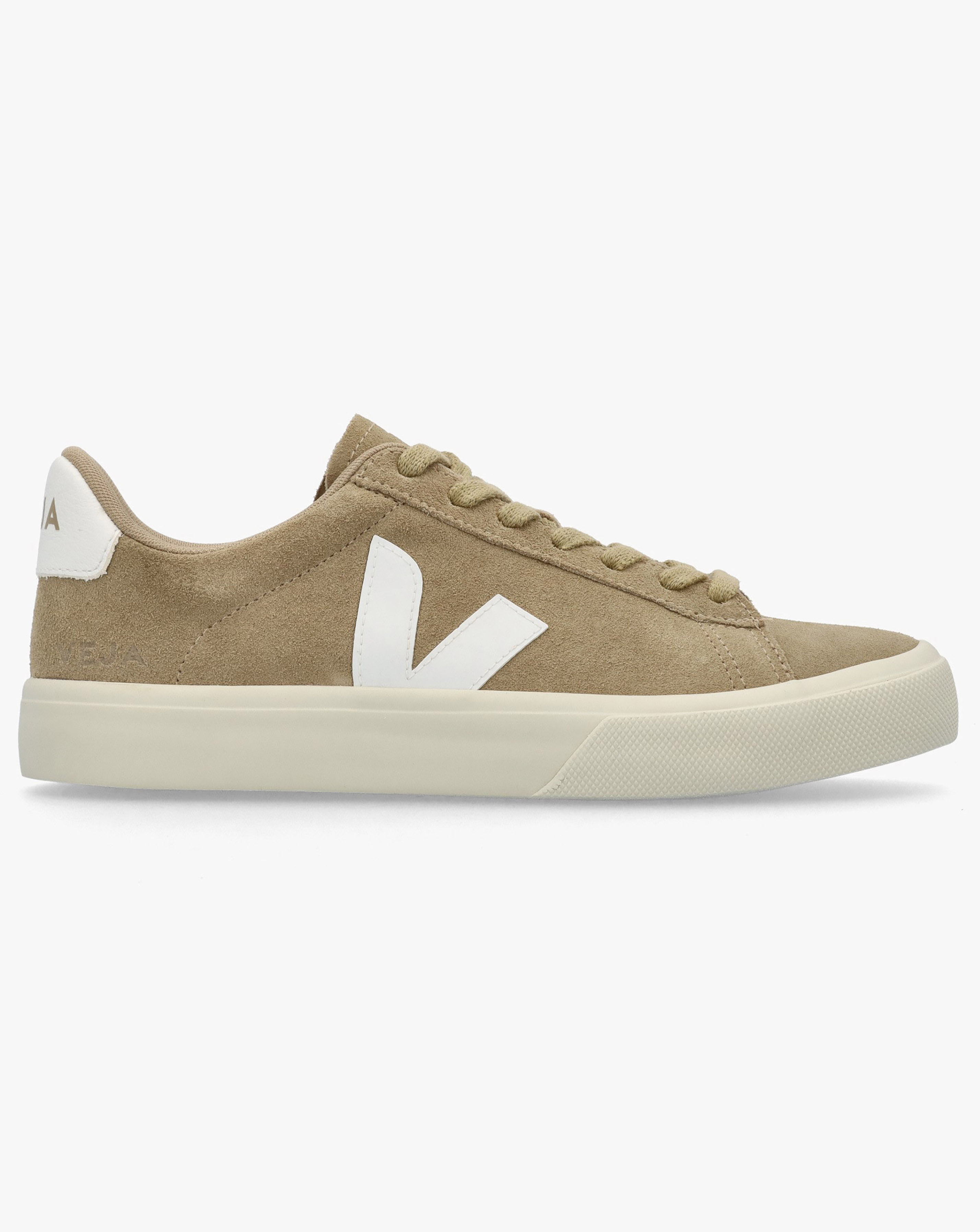 New In - Veja Campo Suede Dune White Trainers