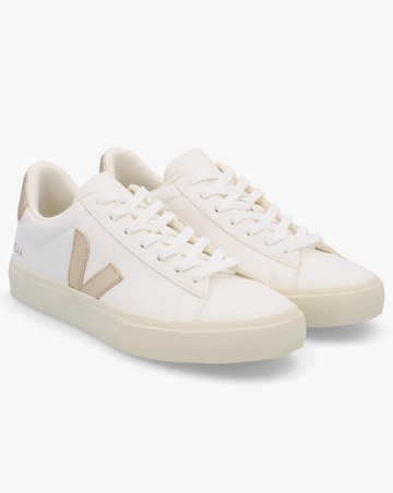 Veja Campo Extra White Platine Chromefree Leather Trainers