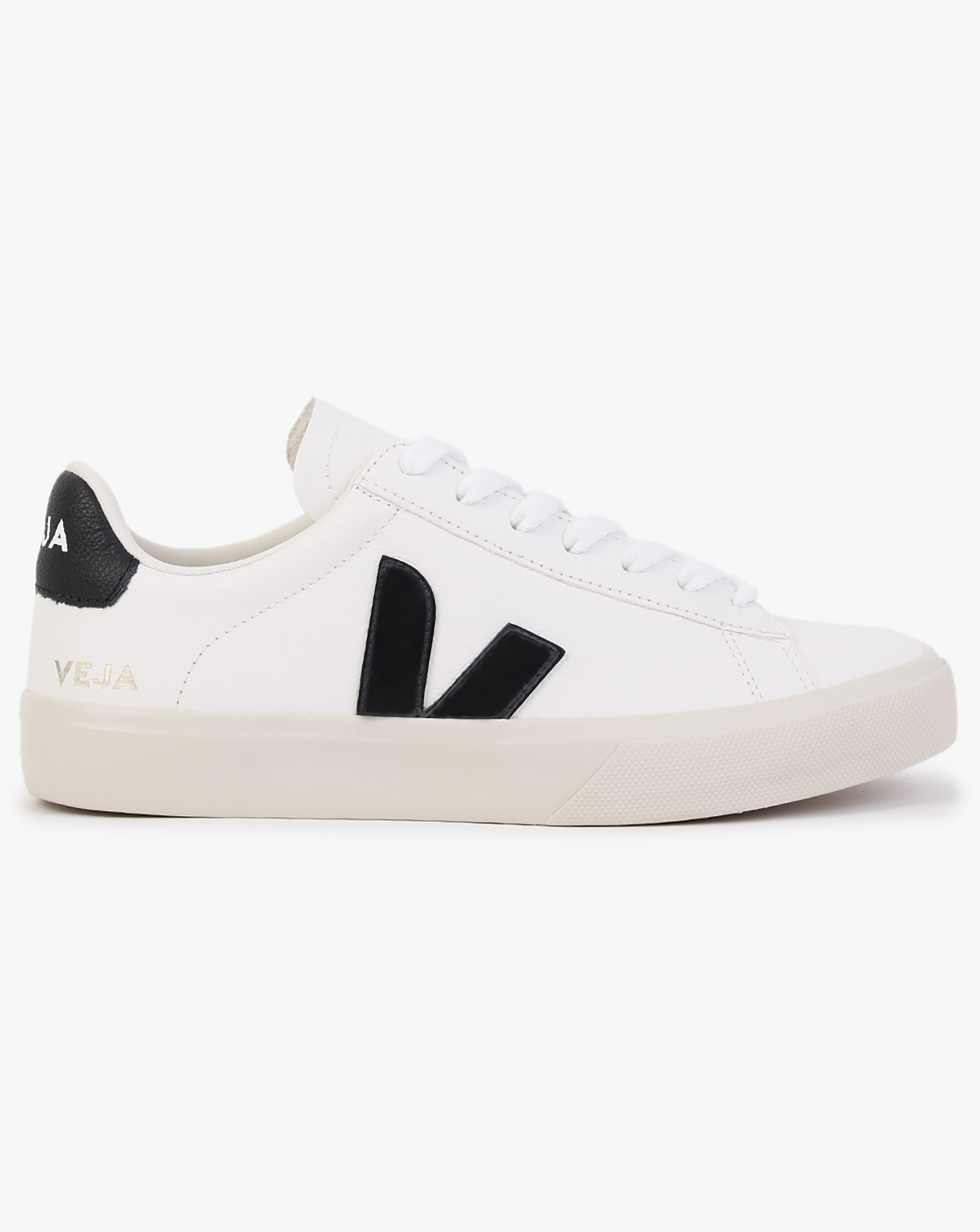 New In - Veja Campo Extra White Black Trainers