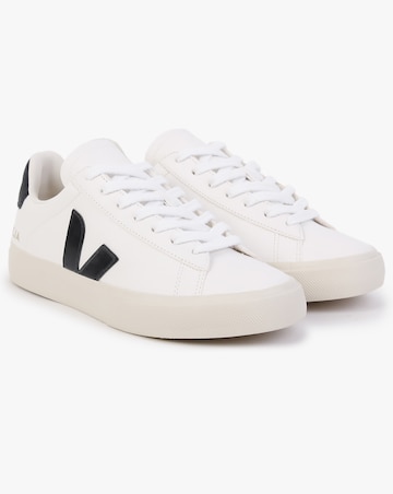 Veja Campo Extra White Black Chromefree Leather Trainers
