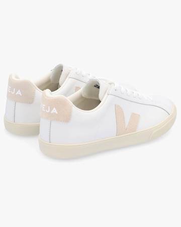 Veja Esplar Logo Extra White Sable Leather Trainers