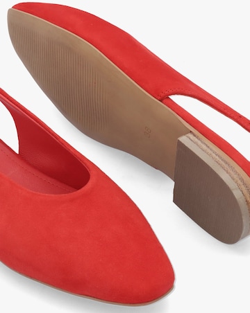 Radley Chiltern Grove Flame Suede Flat Sling Backs Standard Fit