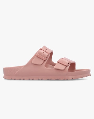 Birkenstock Arizona EVA Pink Clay Two Bar Mules Narrow Width
