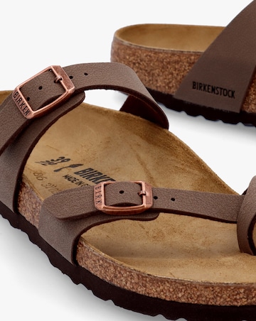 Birkenstock Mayari Mocca Birko-Flor Thong Sandals Narrow Fit