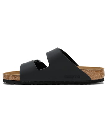 Birkenstock Arizona Black Birko-Flor Two Bar Mules Standard Fit