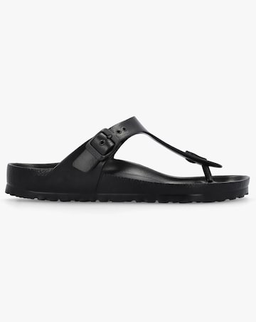 Birkenstock Gizeh EVA Black Toe Post Sandals Standard Fit
