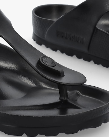 Birkenstock Gizeh EVA Black Toe Post Sandals Standard Fit