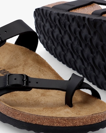 Birkenstock Mayari Black Birko-Flor Thong Sandals Narrow Fit