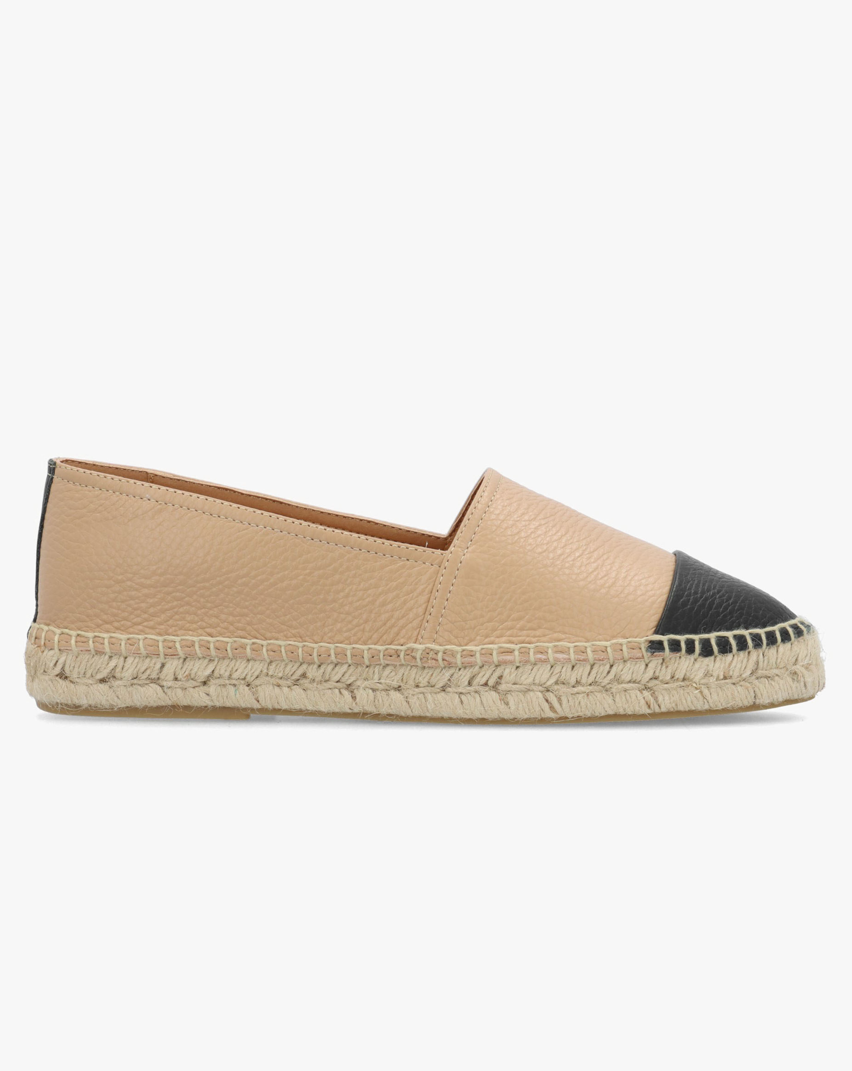 New In - Daniel Joey Leather Toe Cap Espadrilles
