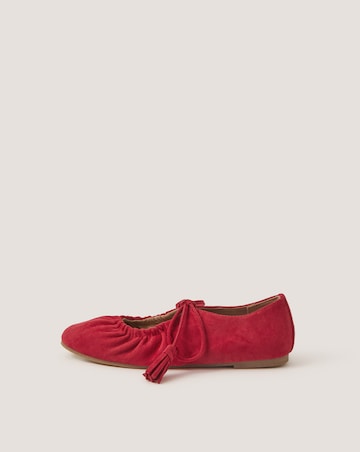 Monsoon Blair Faux Suede Ballet Pumps