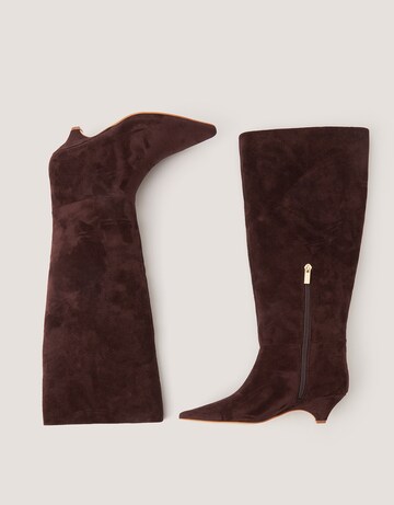 Monsoon Isha Faux Suede Heeled Boots