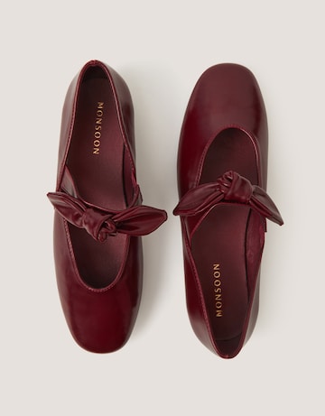 Monsoon Hari Bow Mary Jane Ballet Flats