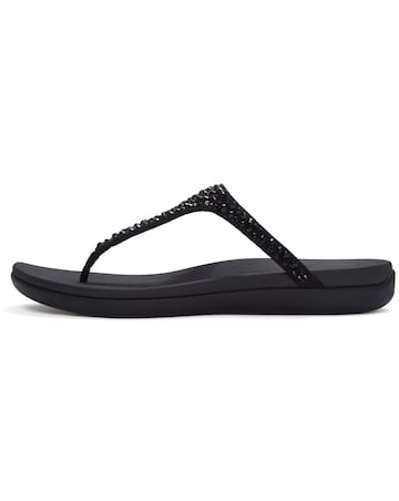 Fitflop Solay Mixed-Crystal Toe Post Sandal
