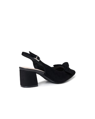 Paradox London Floriana Wide E Fit Slingback Shoes