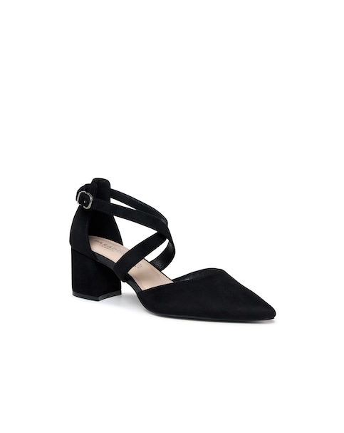 Paradox London Florrie Extra Wide EEE Fit Court Shoes