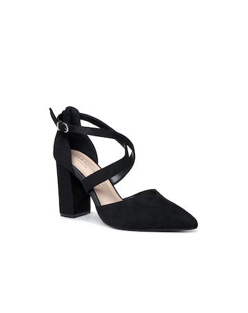 Paradox London Gwendolyn Wide E Fit Court Shoes