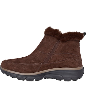 Skechers Easy Going Cool Zip! Ankle Boots
