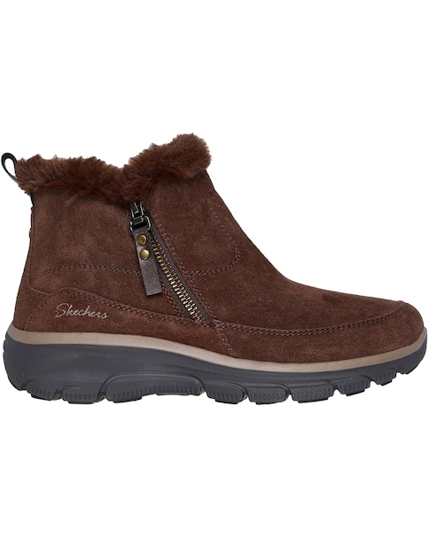 Skechers Easy Going Cool Zip! Ankle Boots