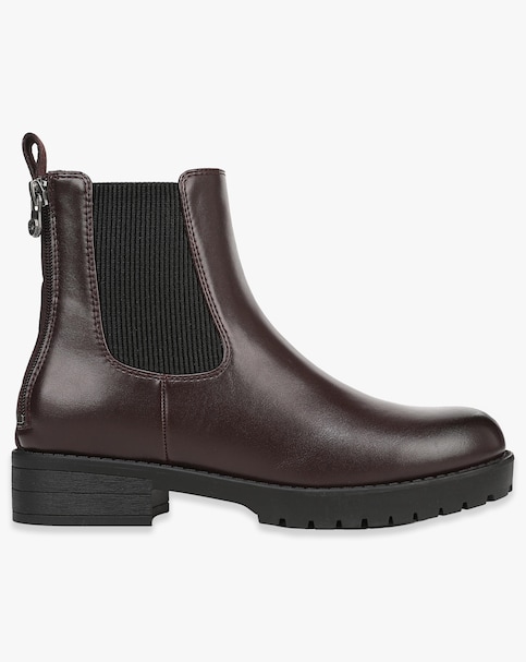 Blowfish Dover Burgundy Chelsea Boots Standard Fit (D)