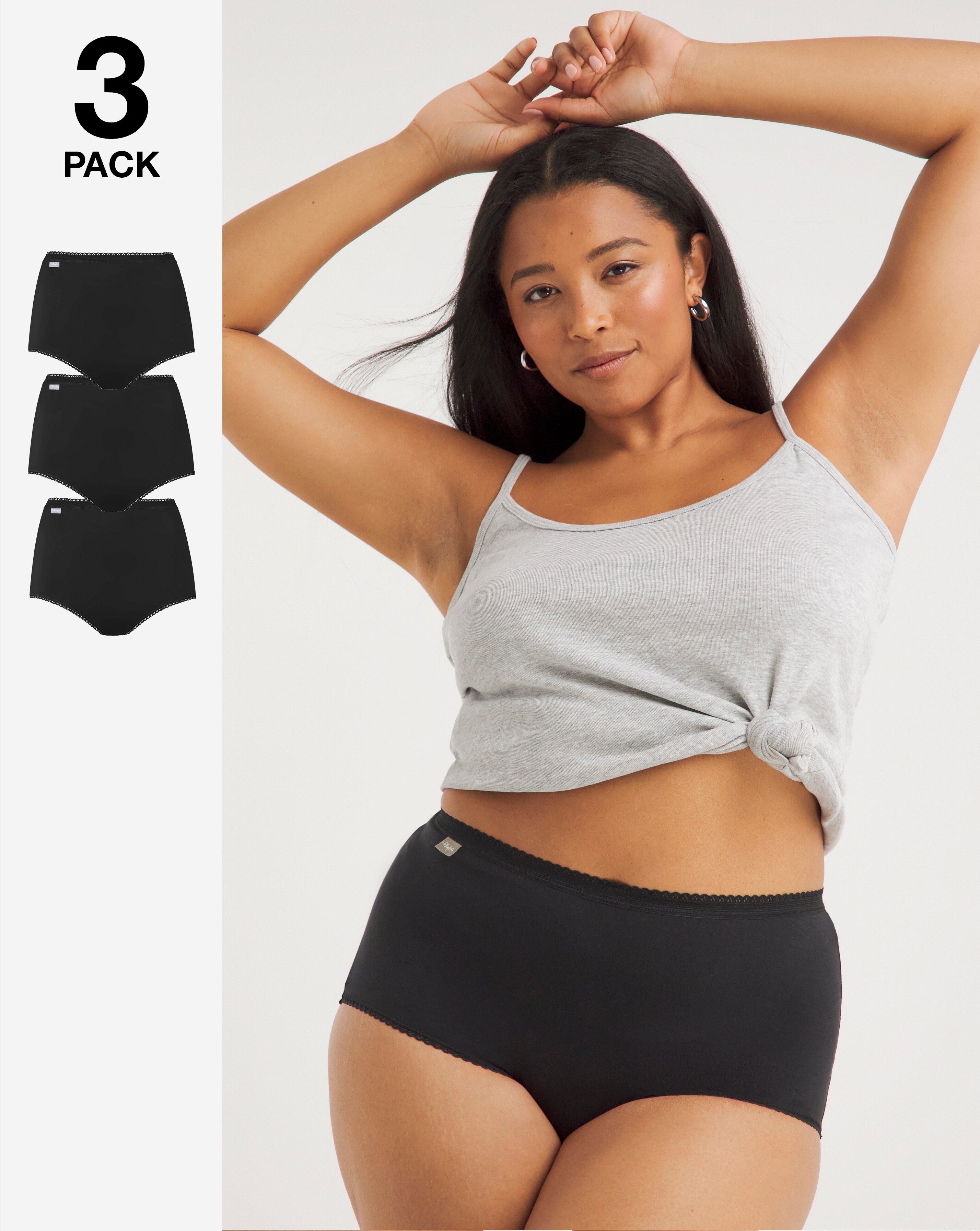 Playtex Cherish 3Pack Maxi Knickers