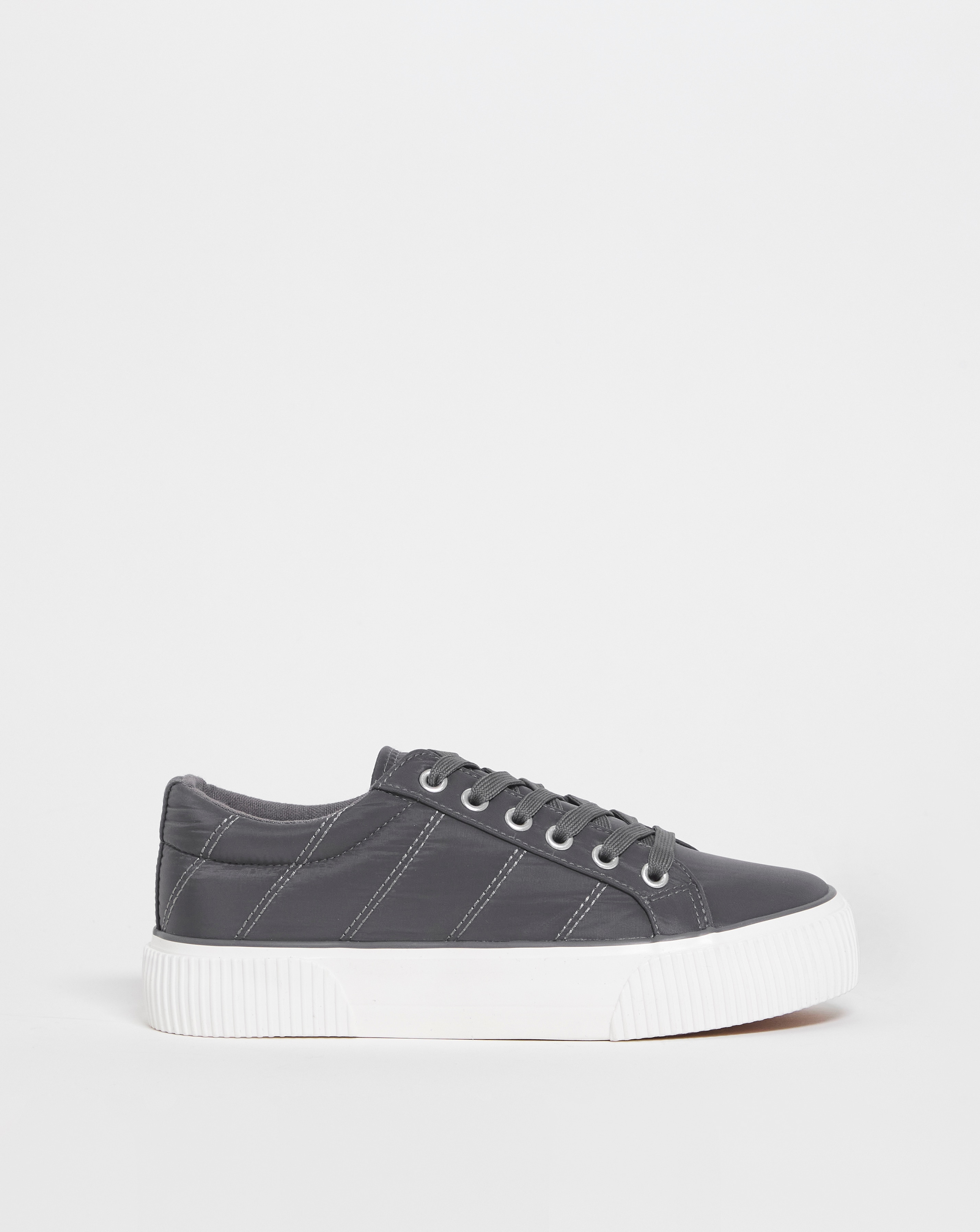 Quilted Trainers Wide Fit