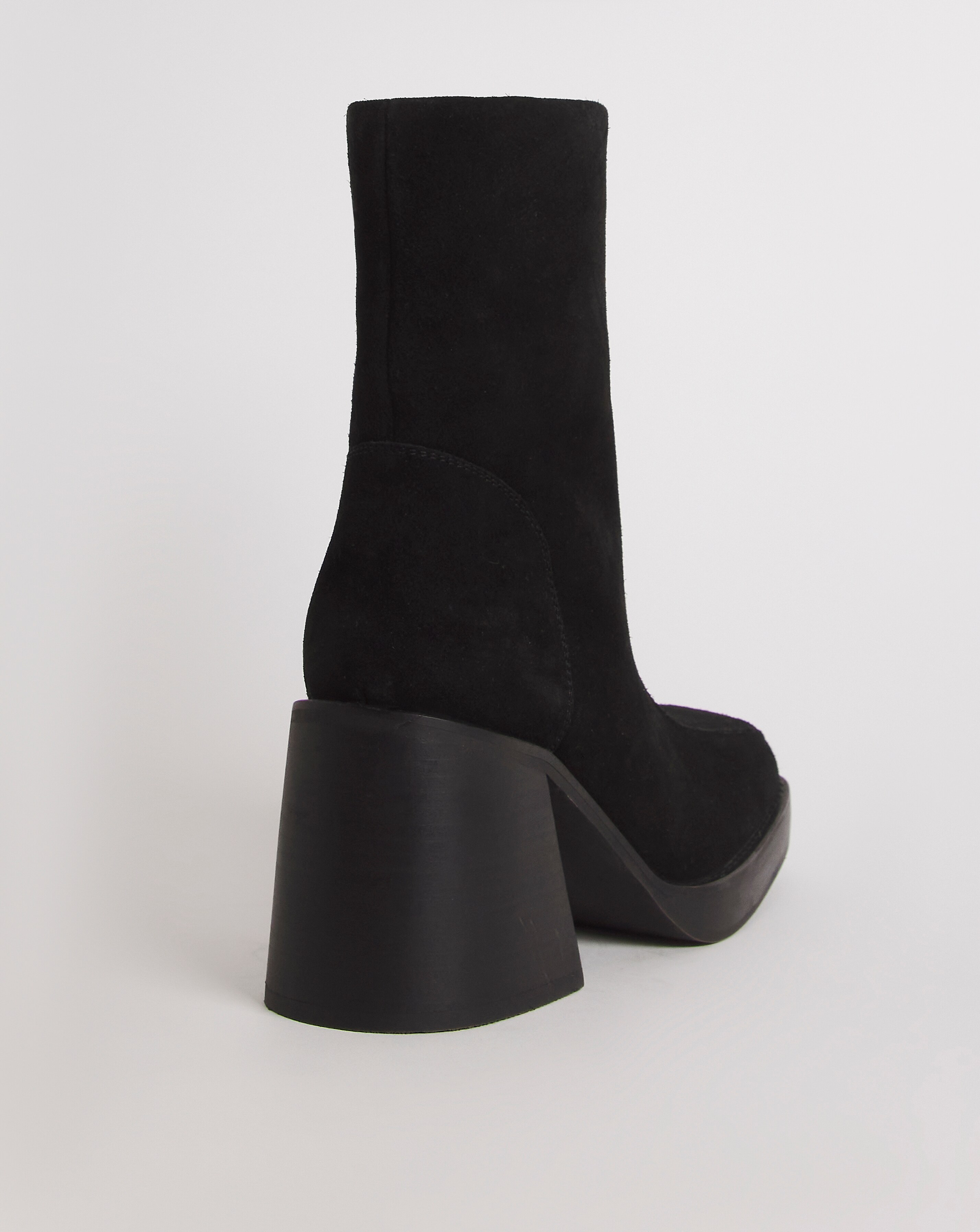 Gilly Suede Platform Ankle Boots Ex Wide Fit Simply Be