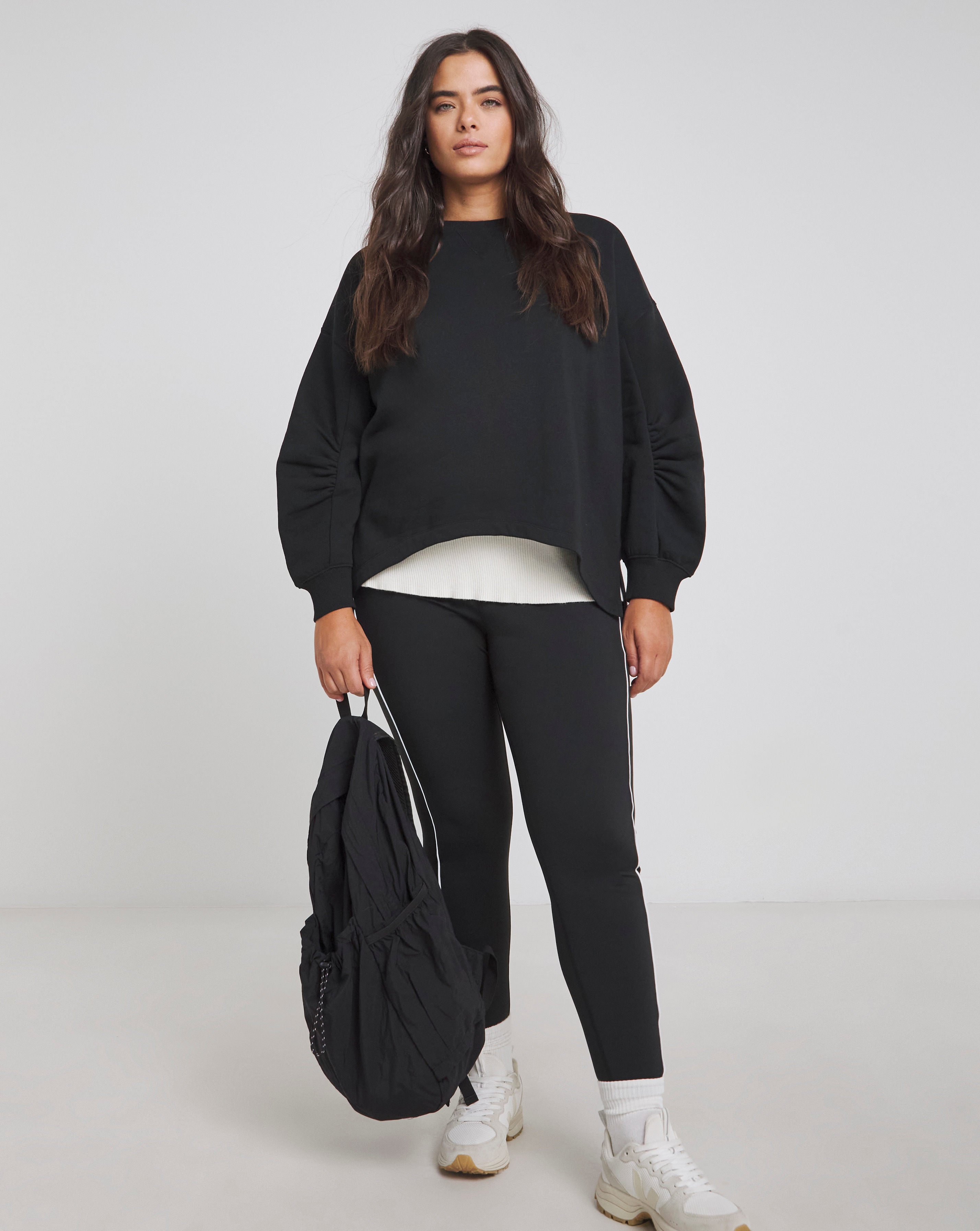 Simply Be Curved Hem Dip Back Sweatshirt