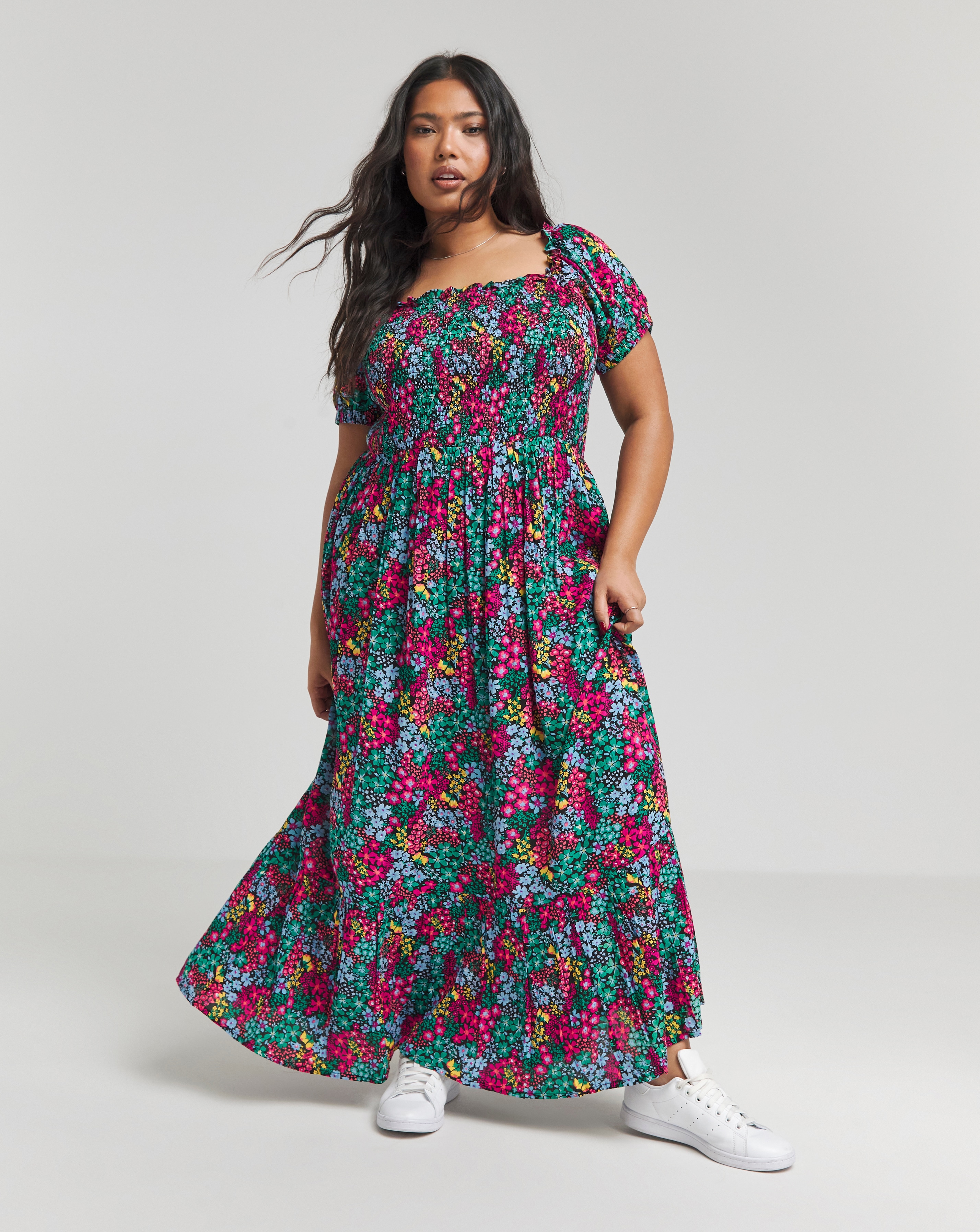 Joe Browns Serena Shirred Crinkle Dress