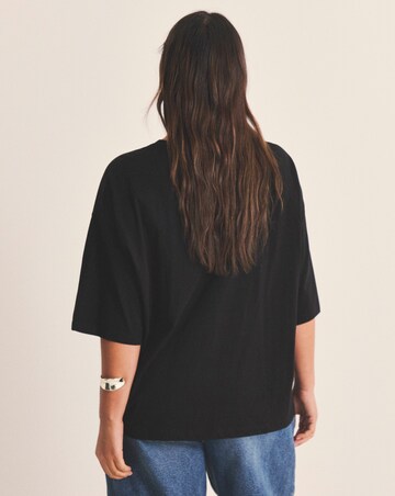 Flocked Embellished Cherries T-Shirt