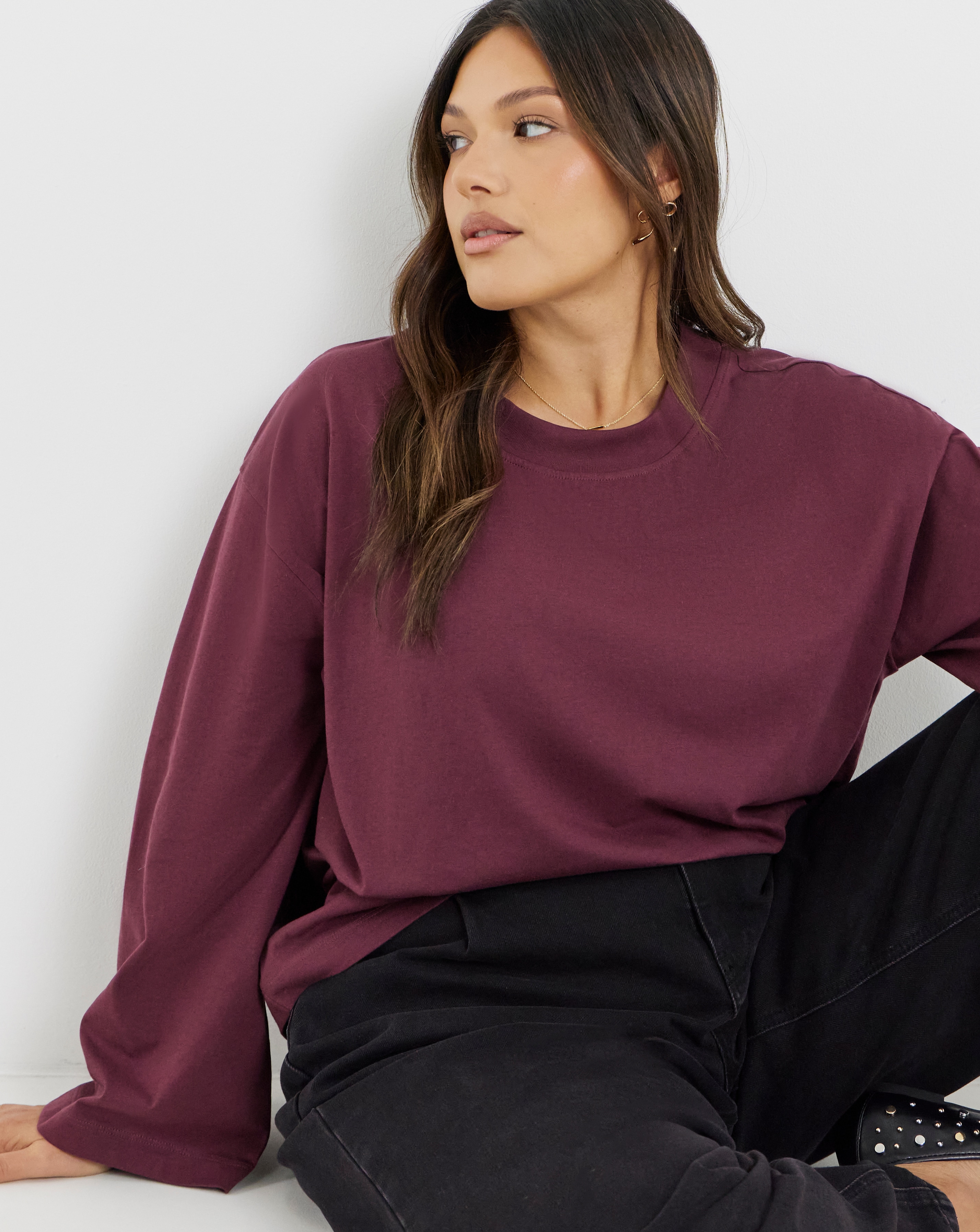 Wide Long Sleeve Top
