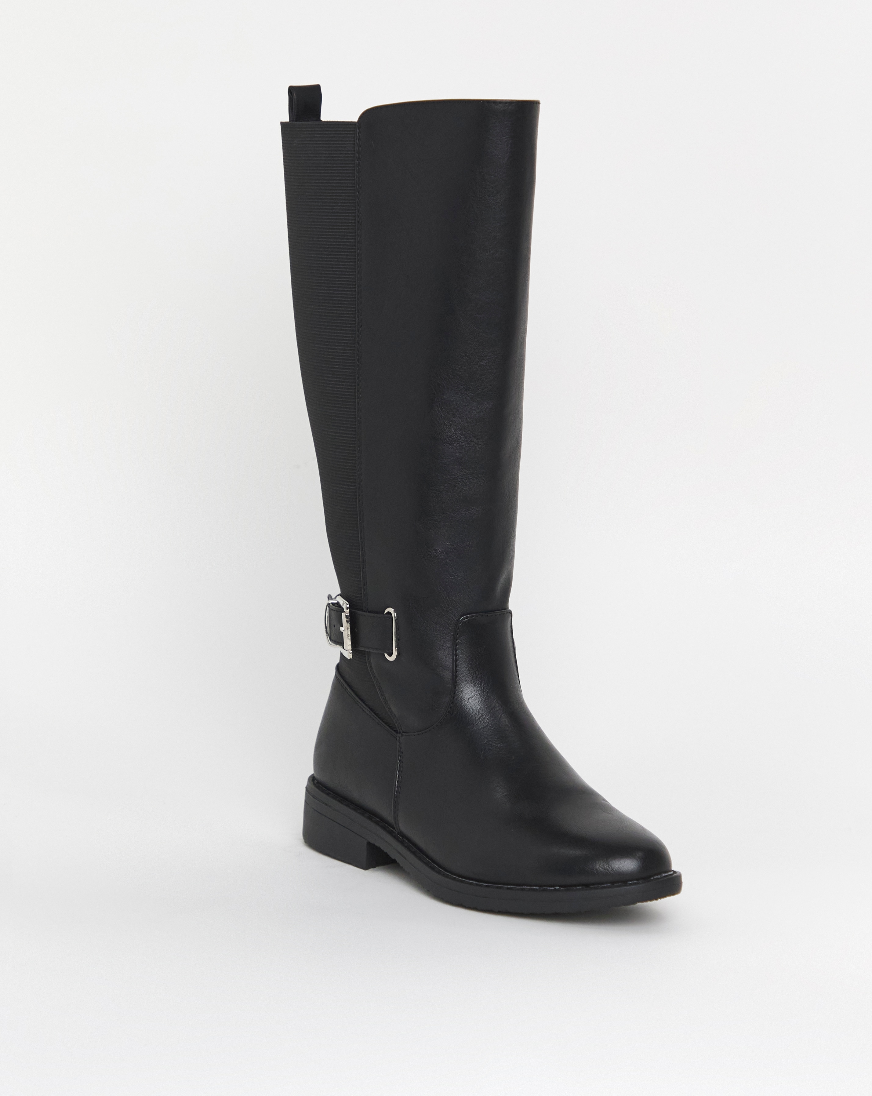 New In - Cushion Walk Elastic Buckle Boot E Fit