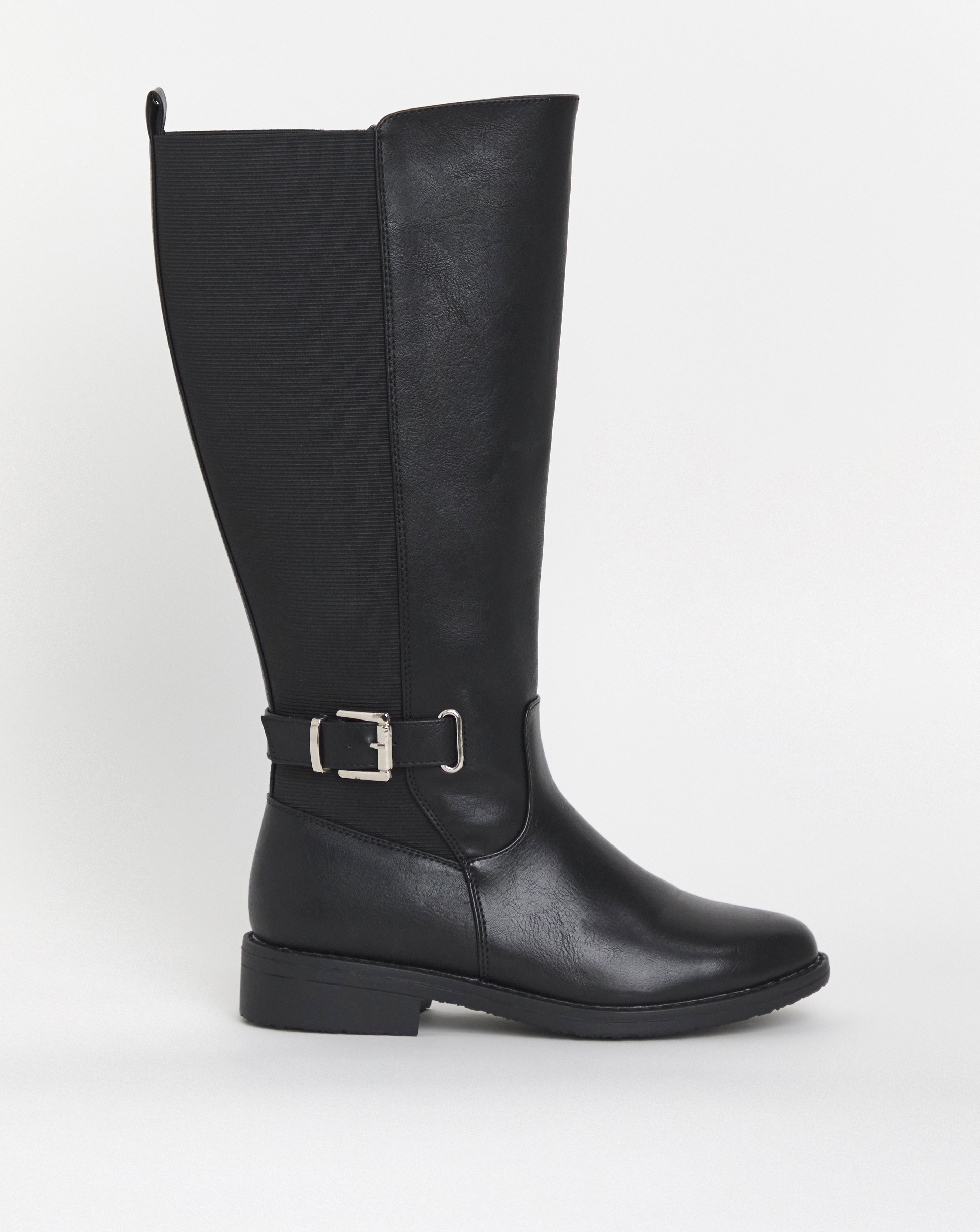 New In - Cushion Walk Elastic Buckle Boot E Fit