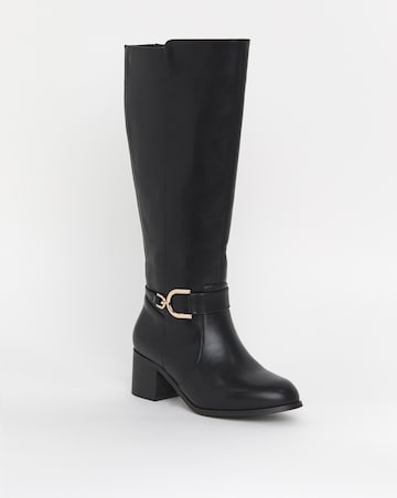 Cushion Walk Block Heel Boot EEE Fit