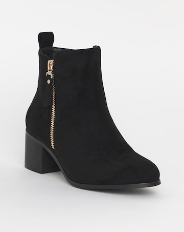 Cushion Walk Block Heel Boot EEE Fit