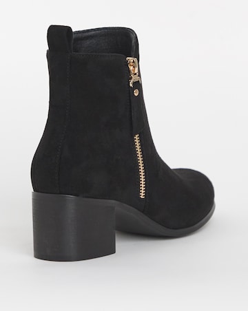 Cushion Walk Block Heel Boot EEE Fit