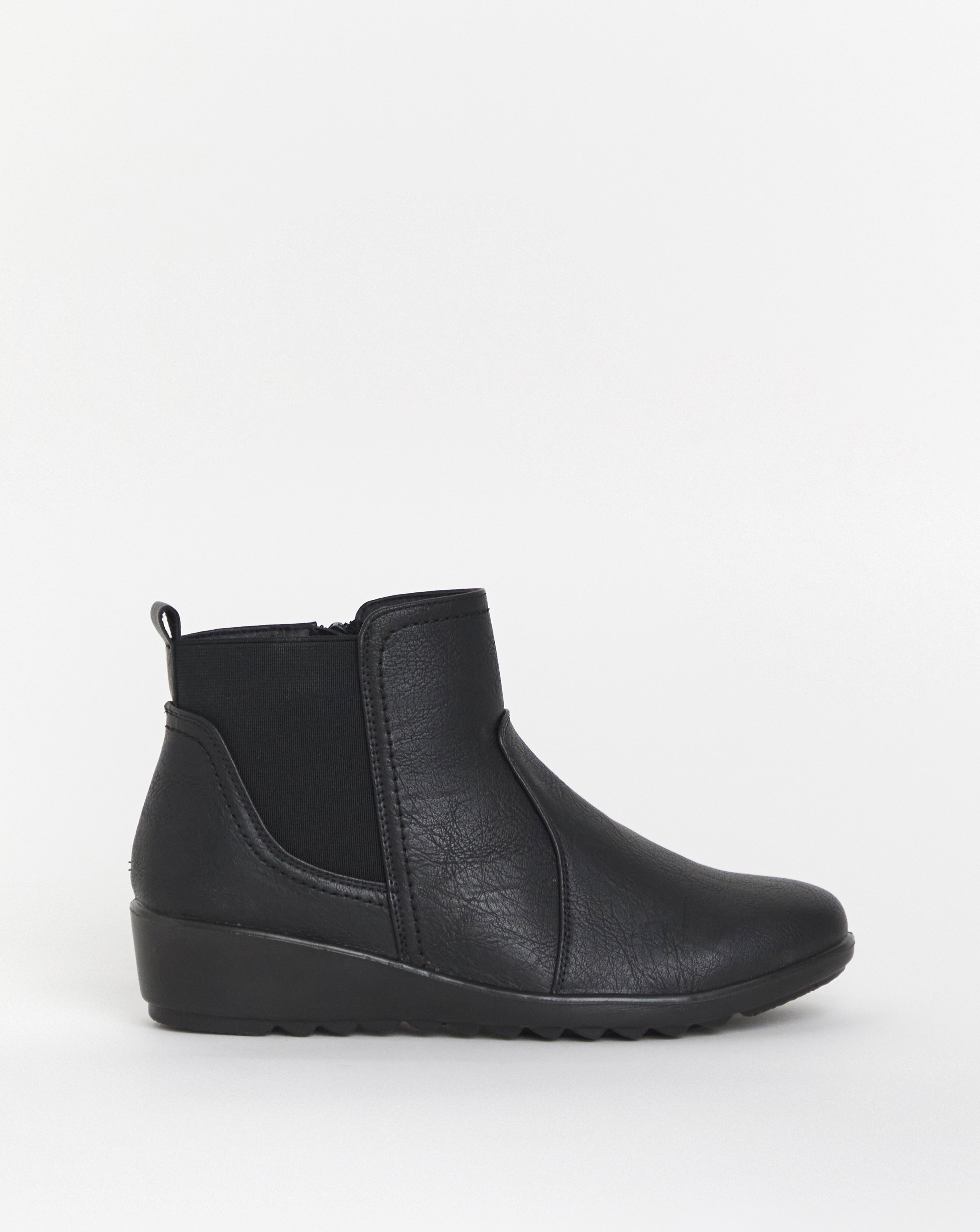 New In - Cushion Walk Elastic Ankle Boot E Fit