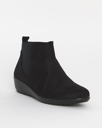 Cushion Walk Elastic Ankle Boot EEE Fit