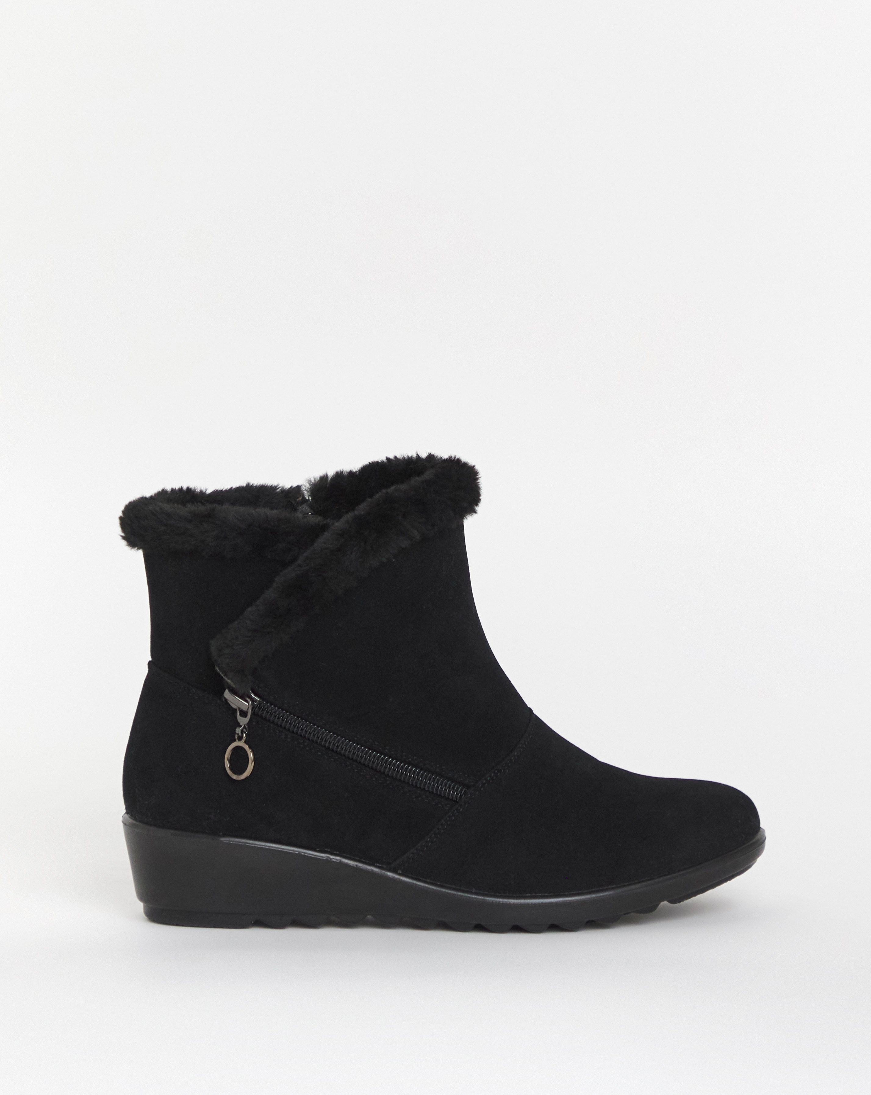 New In - Cushion Walk Zip Winter Boot E Fit