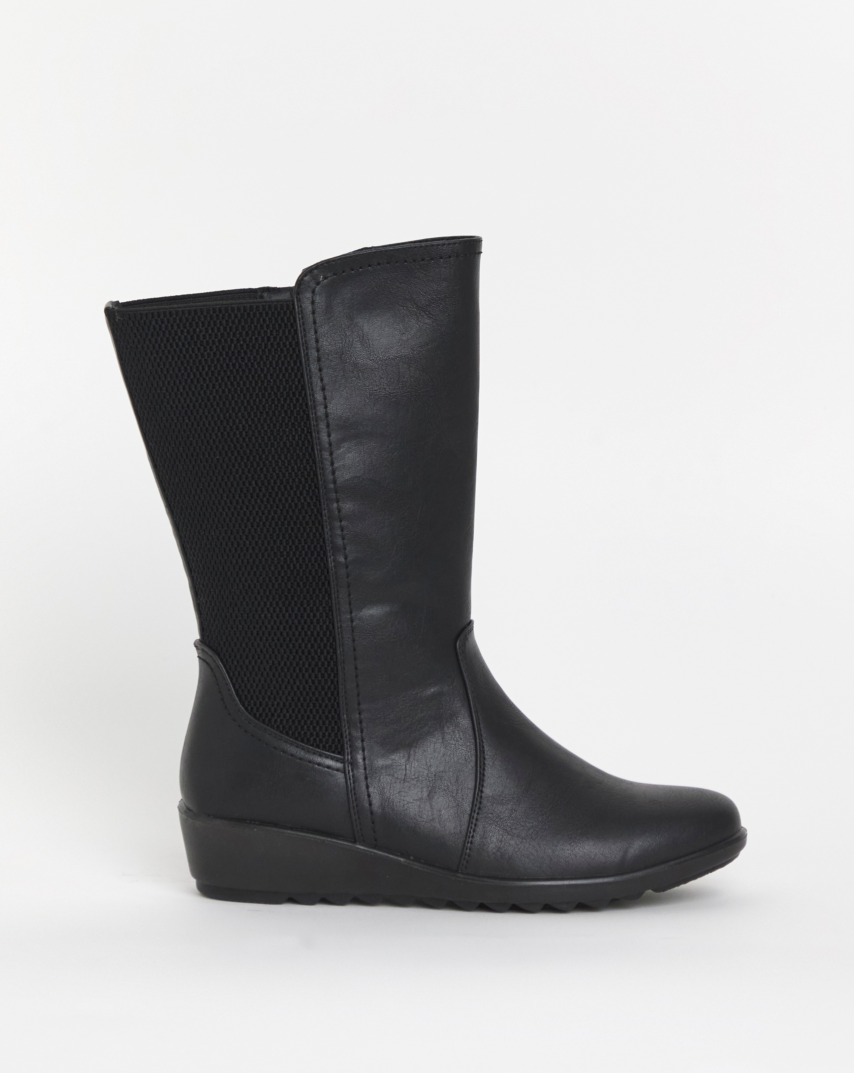 New In - Cushion Walk Elastic Mid Boot EEE Fit